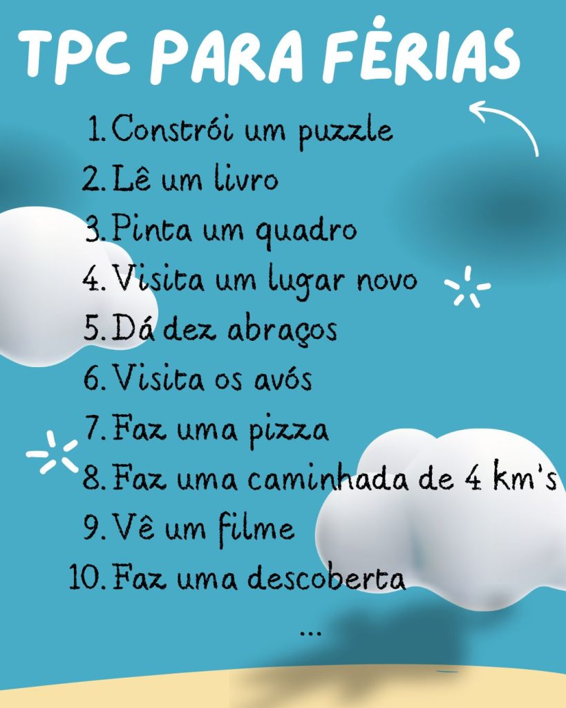 tpc para férias páscoa